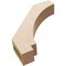 Ekena Millwork 3-inch W x 14-inch D x 14-inch H Imperial Rough Cedar Woodgrain TimberThane Knee Brace, Primed BRCUR03X14X14IMPRCPR - alternate 5